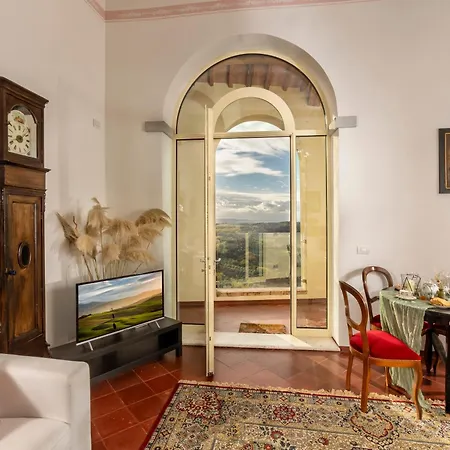 Il Vescovo, Incredible Attic In Center Of Montepulciano, Luxe Montepulciano