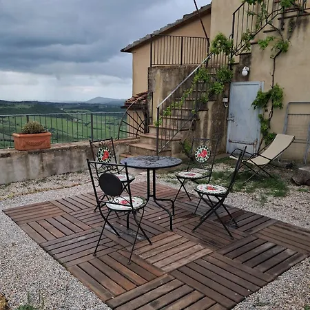 Il Vescovo, Incredible Attic In Center Of Montepulciano, Luxe Montepulciano