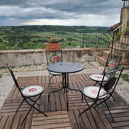 Apartment Il Vescovo, Incredible Attic In Center Of Montepulciano, Luxe